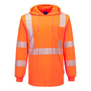 Portwest - L042 - Hi-Vis Lightweight Hooded T-Shirt L/S