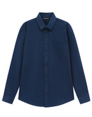 Winning Spirit - Mens Smart Casual Cotton Blend L/S Shirt - M7009L