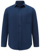 Winning Spirit - Mens Smart Casual Cotton Blend L/S Shirt - M7009L