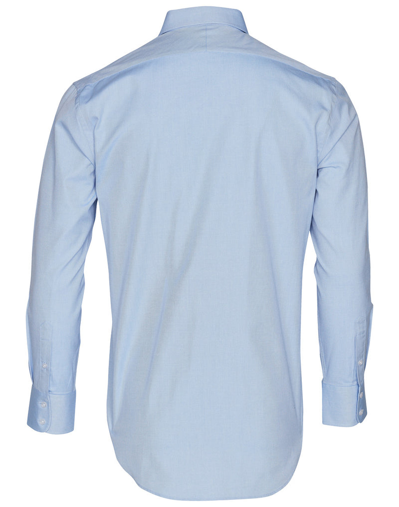 Winning Spirit-Men's CVC Oxford Long Sleeve Shirt -M7040L