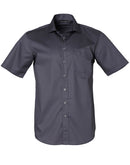 Winning Spirit-Barkley Mens Taped Seam Short Sleeve Shirt-M7110S