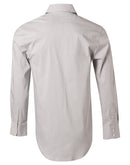 Winning Spirit-Men's Ticking Stripe Long Sleeve Shirt-M7200L