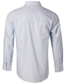 Winning Spirit-Men's Fine Stripe Long Sleeve Shirt-M7212