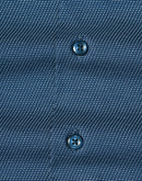 Winning Spirit-Ascot Mens Long Sleeve Dot  Jacquard Stretch Shirt-M7400L