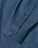 Winning Spirit-Ascot Mens Long Sleeve Dot  Jacquard Stretch Shirt-M7400L