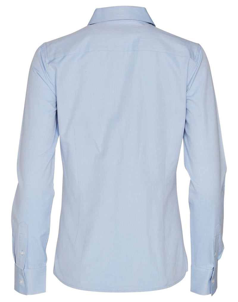 Winning Spirit-Women's Pinpoint Oxford Long Sleeve Shirt-M8005L