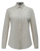 Winning Spirit - Womens Smart Casual Cotton Blend L/S Shirt - M8009L