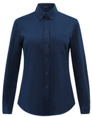 Winning Spirit - Womens Smart Casual Cotton Blend L/S Shirt - M8009L