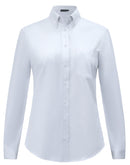 Winning Spirit - Womens Smart Casual Cotton Blend L/S Shirt - M8009L