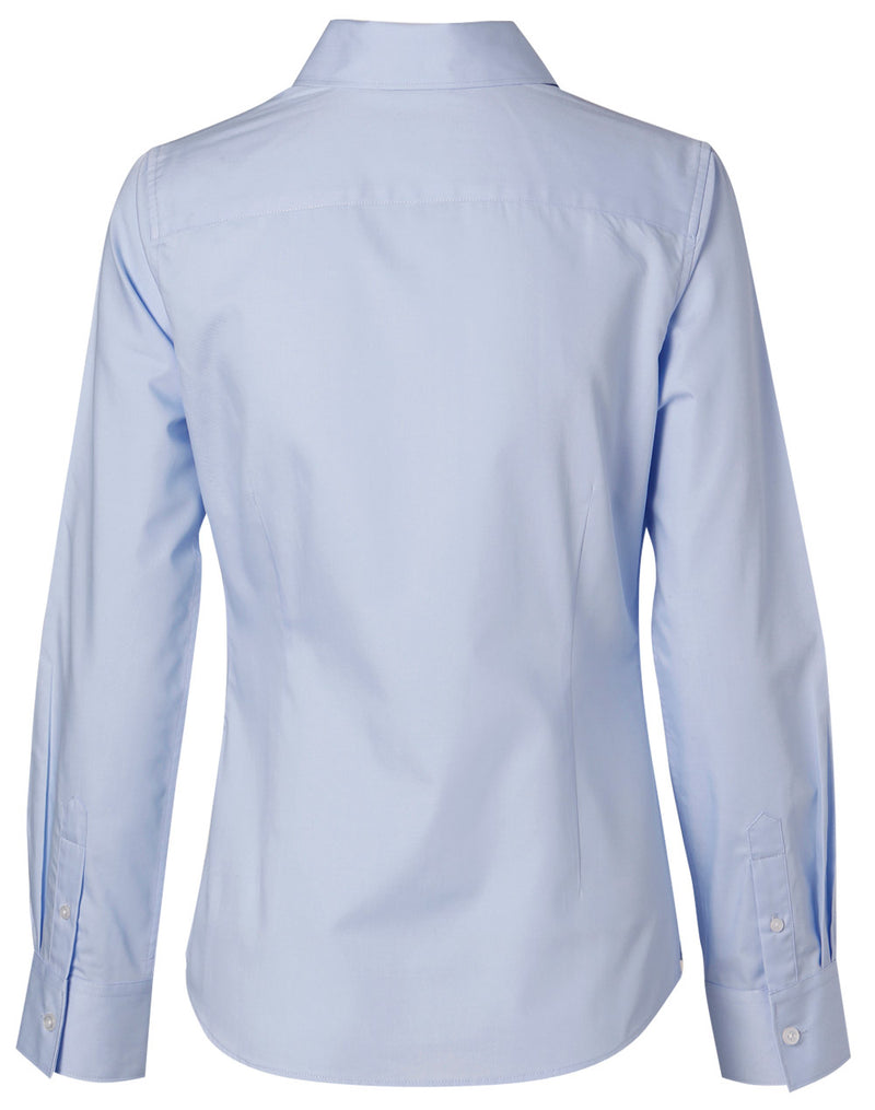 Winning Spirit -Women's Fine Twill Long Sleeve Shirt-M8030L