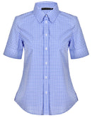 Winning Spirit-Ladies’ Gingham Check Long Sleeve Shirt-M8300L