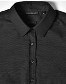 Winning Spirit Ascot Ladies Long Sleeve Dot Jacquard Stretch Shirt (M8400L)