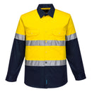 Portwest - MA801 - Hobart Hi-Vis Lightweight Contrast Shirt L/S