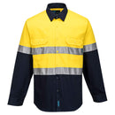 Portwest - MA803 - Industrial Hi-Vis Lightweight Contrast Shirt L/S