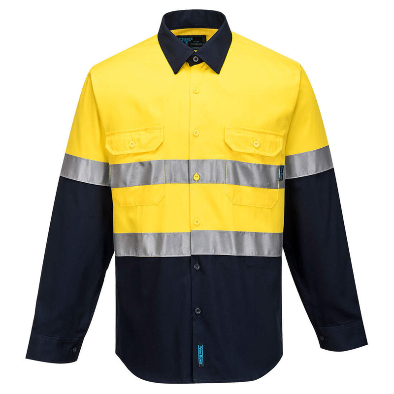 Portwest - MA803 - Industrial Long Sleeve D/N Shirt