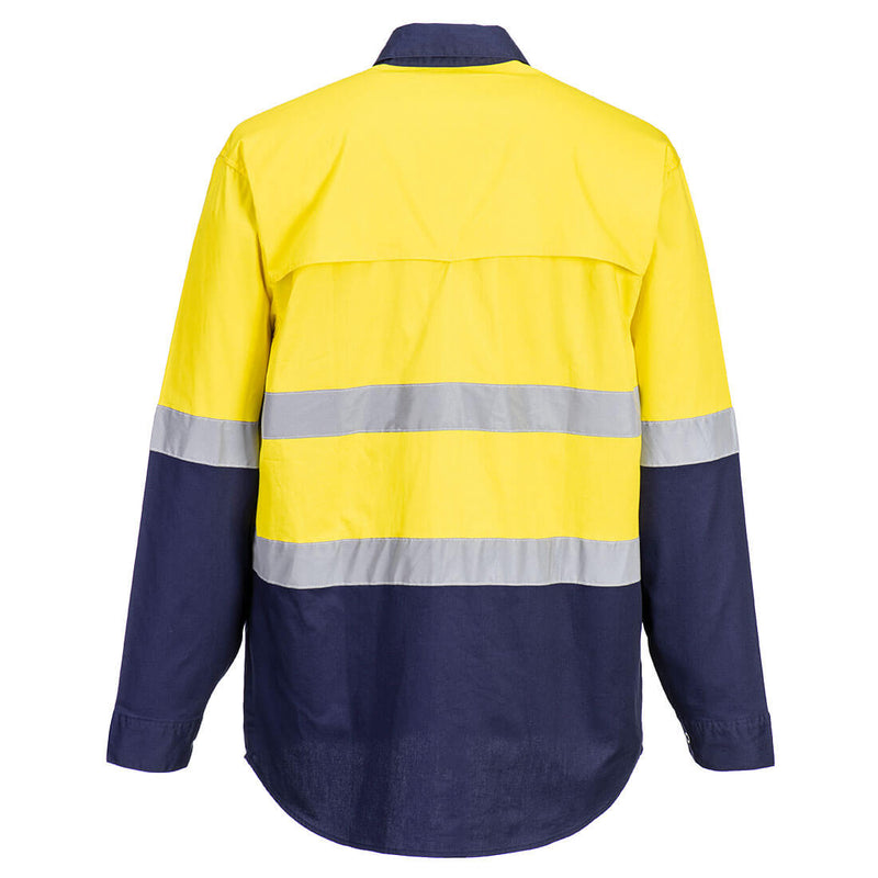 Portwest - MA803 - Industrial Long Sleeve D/N Shirt