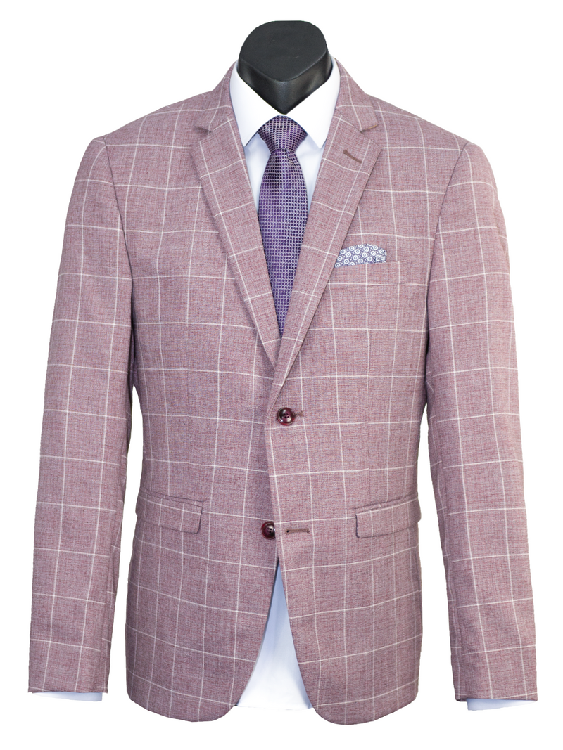 Boulvandre - 2997 Wool Blend Check Suit