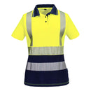 Portwest - ML210 - Hi-Vis Womens Cotton Comfort Contrast Polo Shirt S/S