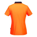 Portwest - ML211 - Hi-Vis Women's Cotton Comfort Contrast Class D Polo Shirt S/S