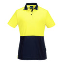 Portwest - ML211 - Hi-Vis Women's Cotton Comfort Contrast Class D Polo Shirt S/S