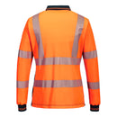 Portwest - ML212 - Hi-Vis Women's Cotton Comfort Polo Shirt L/S