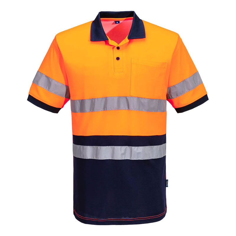 Portwest - Hi-Vis Class D/N Contrast Polo shirt S/S - MP410