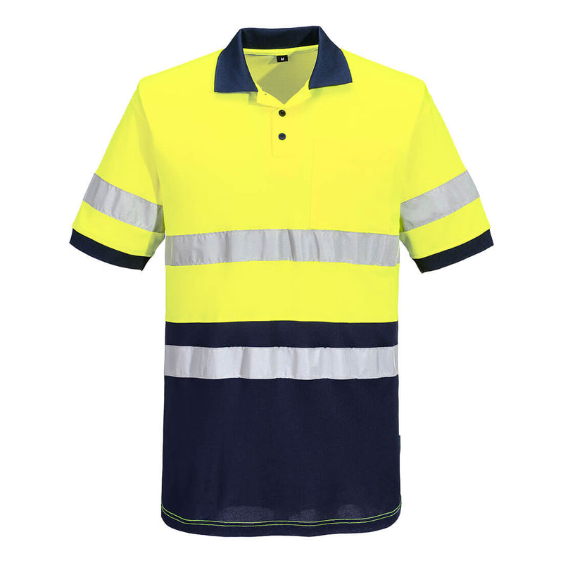 Portwest - Hi-Vis Class D/N Contrast Polo shirt S/S - MP410