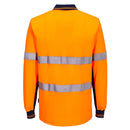 Portwest - MP413 - Hi-Vis Class D/N Cotton Comfort Contrast Polo Shirt L/S