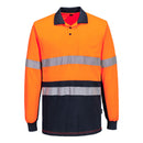 Portwest - MP613 - Hi-Vis Class D/N Contrast Polo shirt L/S