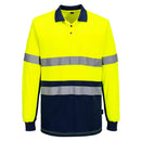 Portwest - MP613 - Hi-Vis Class D/N Contrast Polo shirt L/S