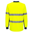 Portwest - MP613 - Hi-Vis Class D/N Contrast Polo shirt L/S