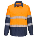 Portwest - MS105 - Hi-Vis Stretch Contrast Shirt L/S