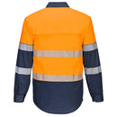 Portwest - MS105 - Hi-Vis Stretch Contrast Shirt L/S