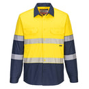 Portwest - MS105 - Hi-Vis Stretch Contrast Shirt L/S