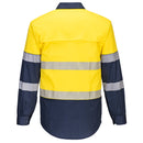 Portwest - MS105 - Hi-Vis Stretch Contrast Shirt L/S