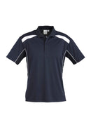 Biz Collection Mens United Short Sleeve Polo   P244MS