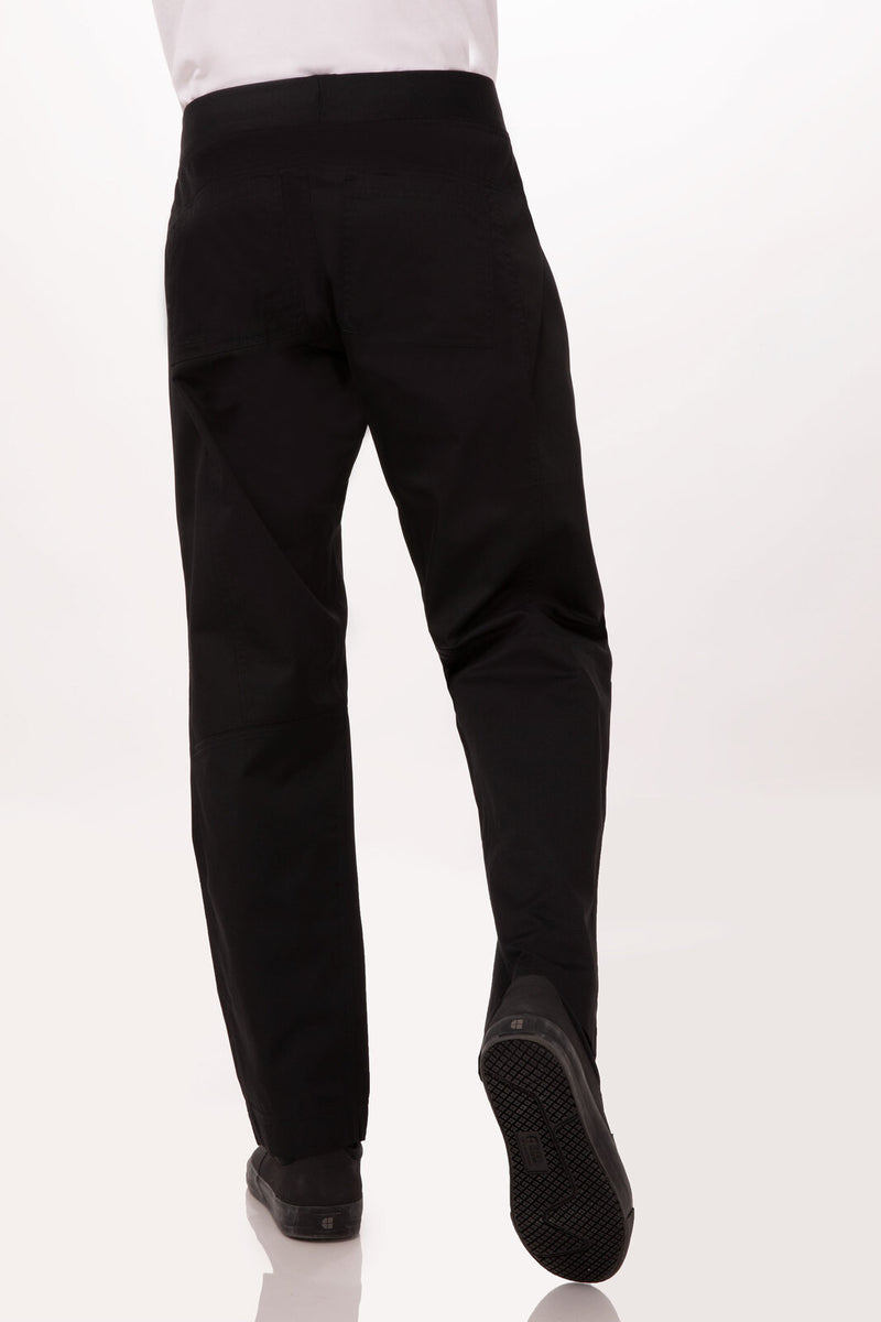 Chef Works - Lightweight Slim Chef Pants - Black - PBN01