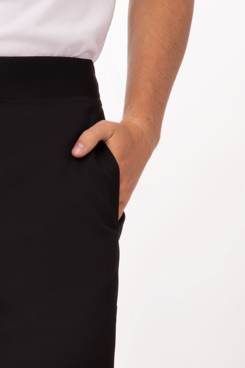 Chef Works - Lightweight Slim Chef Pants - Black - PBN01