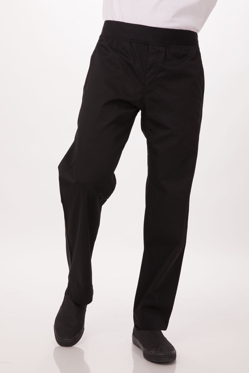 Chef Works - Lightweight Slim Chef Pants - Black - PBN01