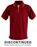 Winning Spirit -Men's Contrast Pique Short Sleeve Polo -PS08