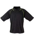 Winning Spirit-Men's CoolDry® Raglan Short Sleeve Contrast Polo-PS20-1st