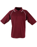 Winning Spirit-Men's CoolDry® Raglan Short Sleeve Contrast Polo-PS20-1st