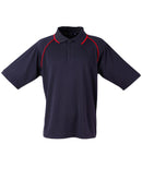 Winning Spirit-Men's CoolDry® Raglan Short Sleeve Contrast Polo-PS20-1st