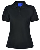 Winning Spirit-Ladies' Tight Pique Knit Short Sleeve Polo-PS23