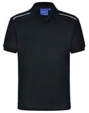 Winning Spirit-Men's Pure Cotton Contrast Piping Short Sleeve Polo-PS25