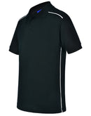Winning Spirit-Men's Pure Cotton Contrast Piping Short Sleeve Polo-PS25