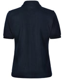 Winning Spirit-Ladies' Pure Cotton Contrast Piping Short Sleeve Polo-PS26