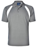 Winning Spirit-Men's CoolDry Tri-colour Contrast Short Sleeve Polo-PS28