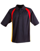 Winning Spirit-Men's CoolDry Tri-colour Contrast Short Sleeve Polo-PS28