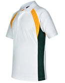 Winning Spirit-Men's CoolDry Tri-colour Contrast Short Sleeve Polo-PS28